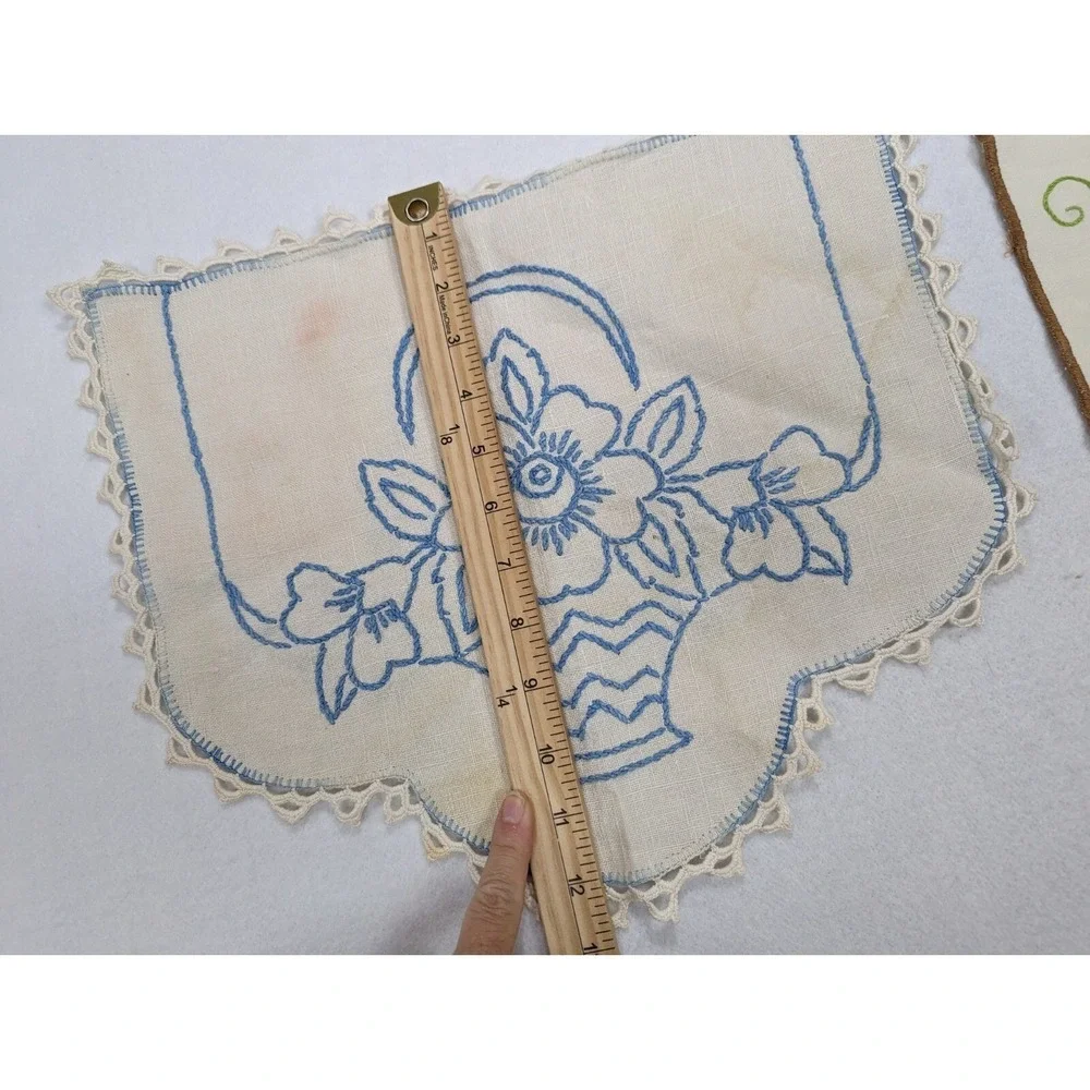Chair Arm Doily Cover lot of 2‎
